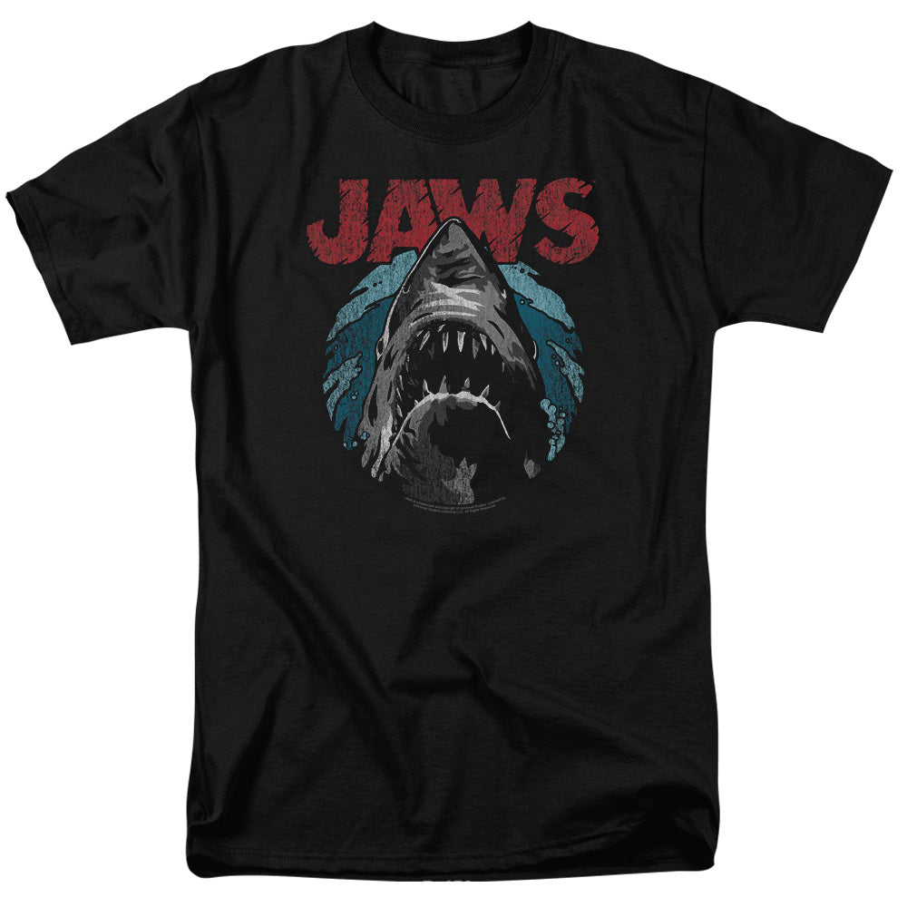 Jaws Water Circle Mens T Shirt Black