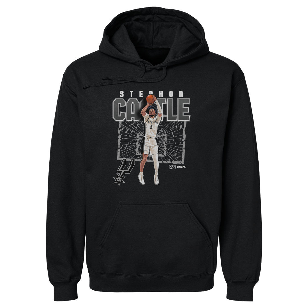 Stephon Castle San Antonio Spurs Shattered WHT