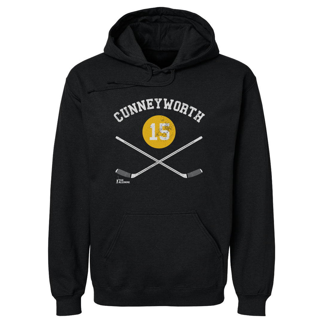 Randy Cunneyworth Pittsburgh 15 Sticks WHT