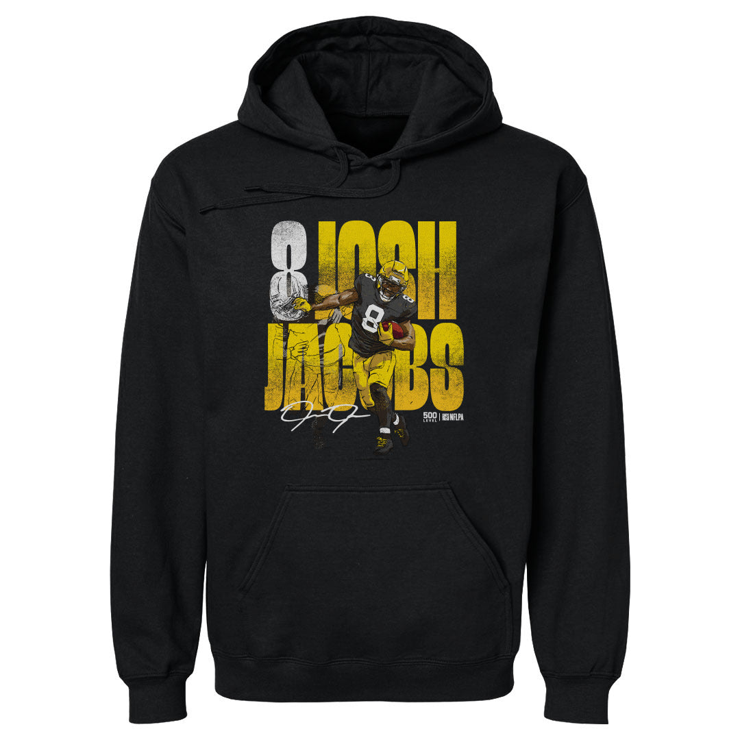 Josh Jacobs Green Bay Stiff Arm WHT