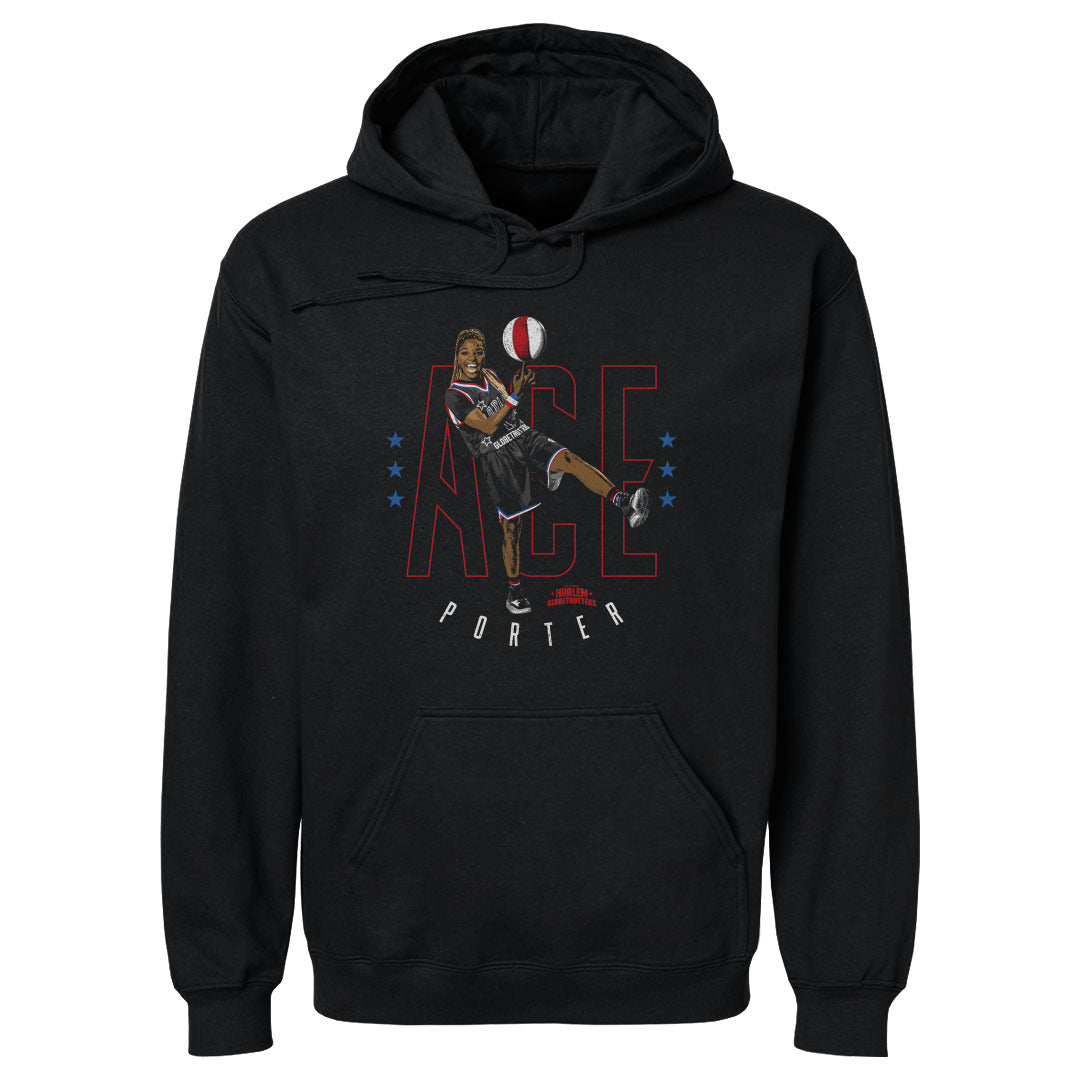Ace Porter Harlem Globetrotters Outline WHT