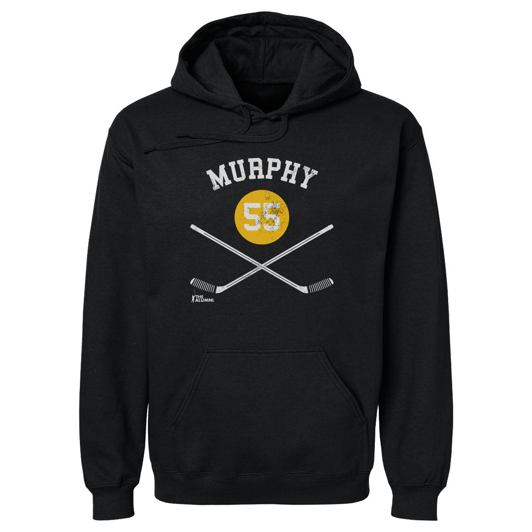 Larry Murphy Pittsburgh 55 Sticks WHT