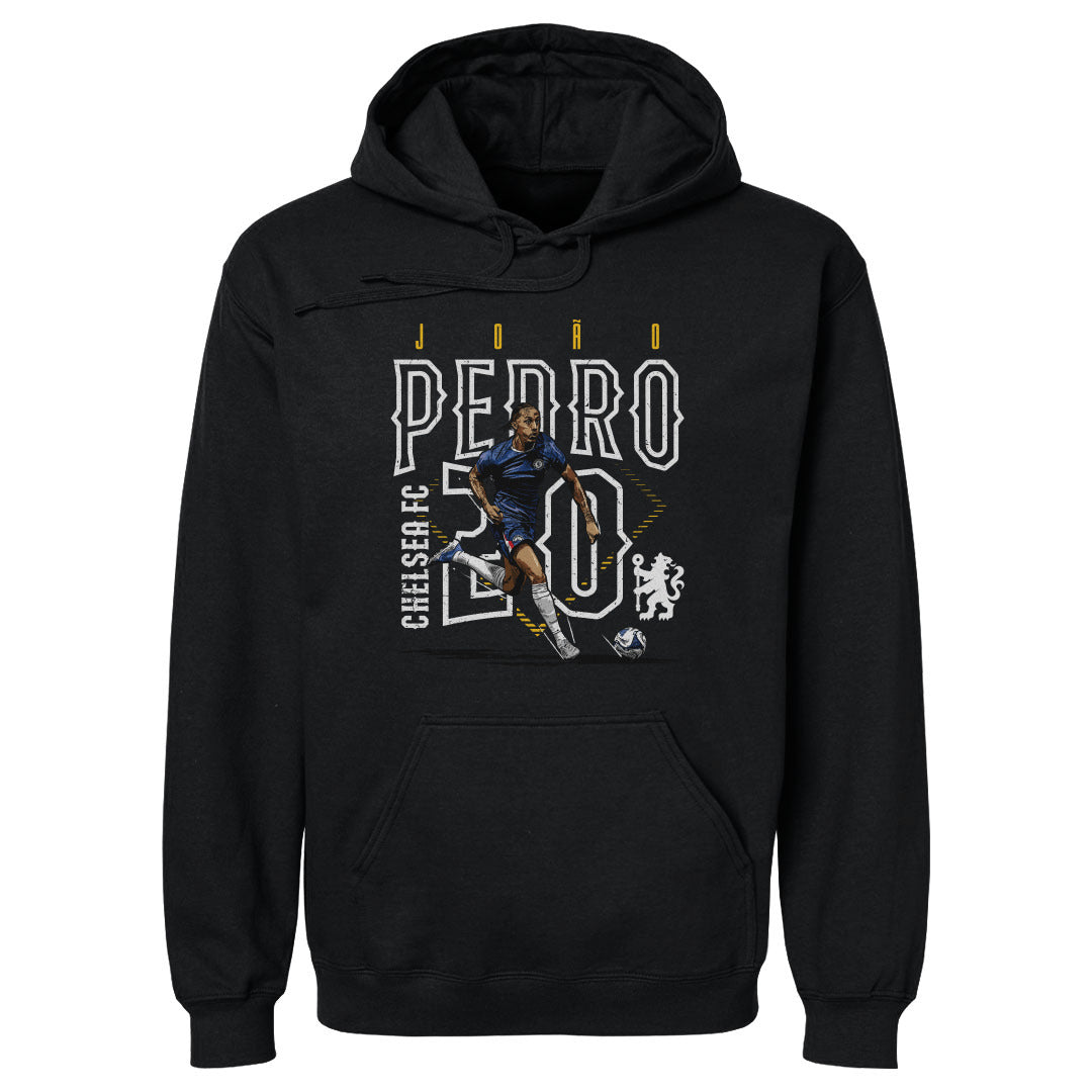 Joao Pedro Chelsea FC Outline Number WHT