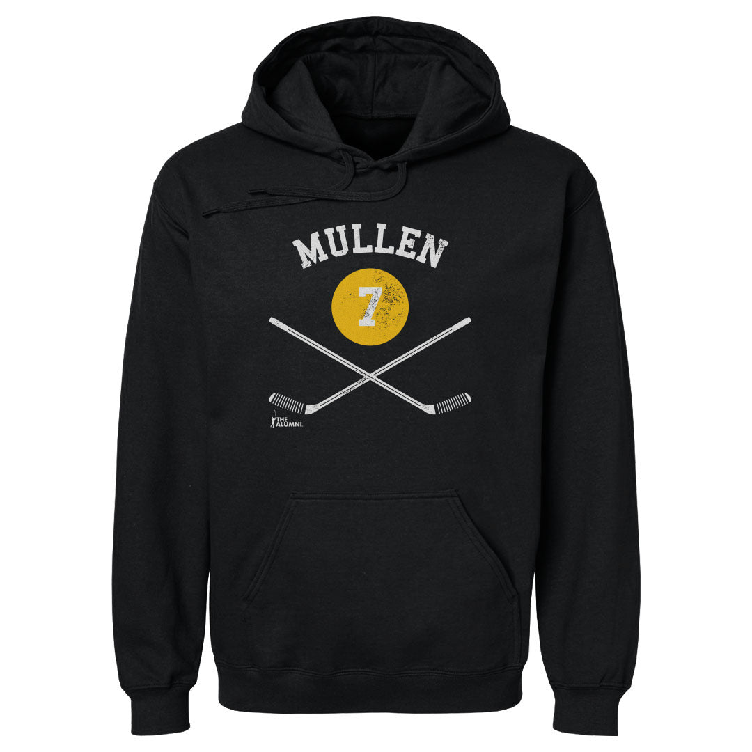Joe Mullen Pittsburgh 7 Sticks WHT