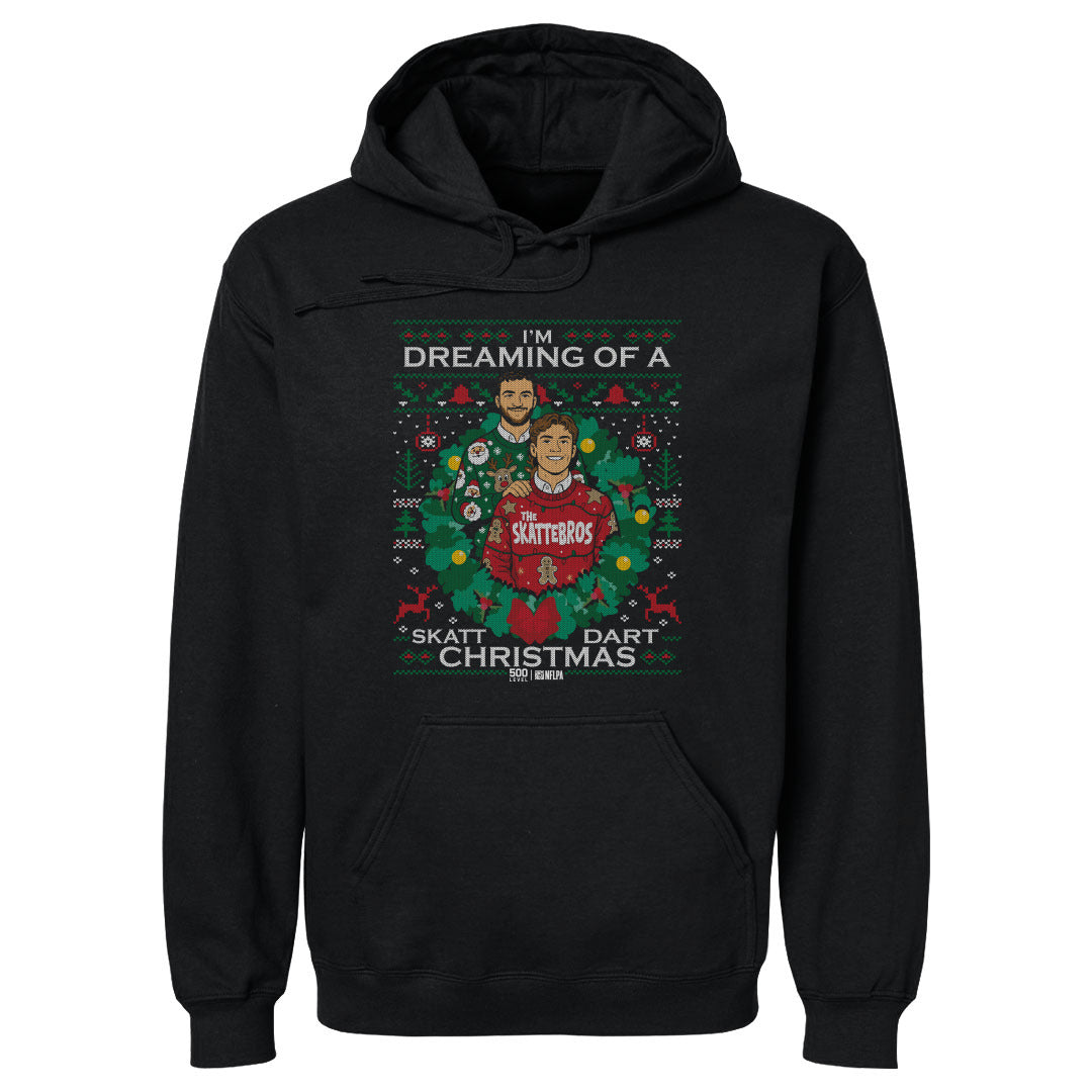 Jaxson Dart & Cam Skattebo New York G Ugly Sweater WHT