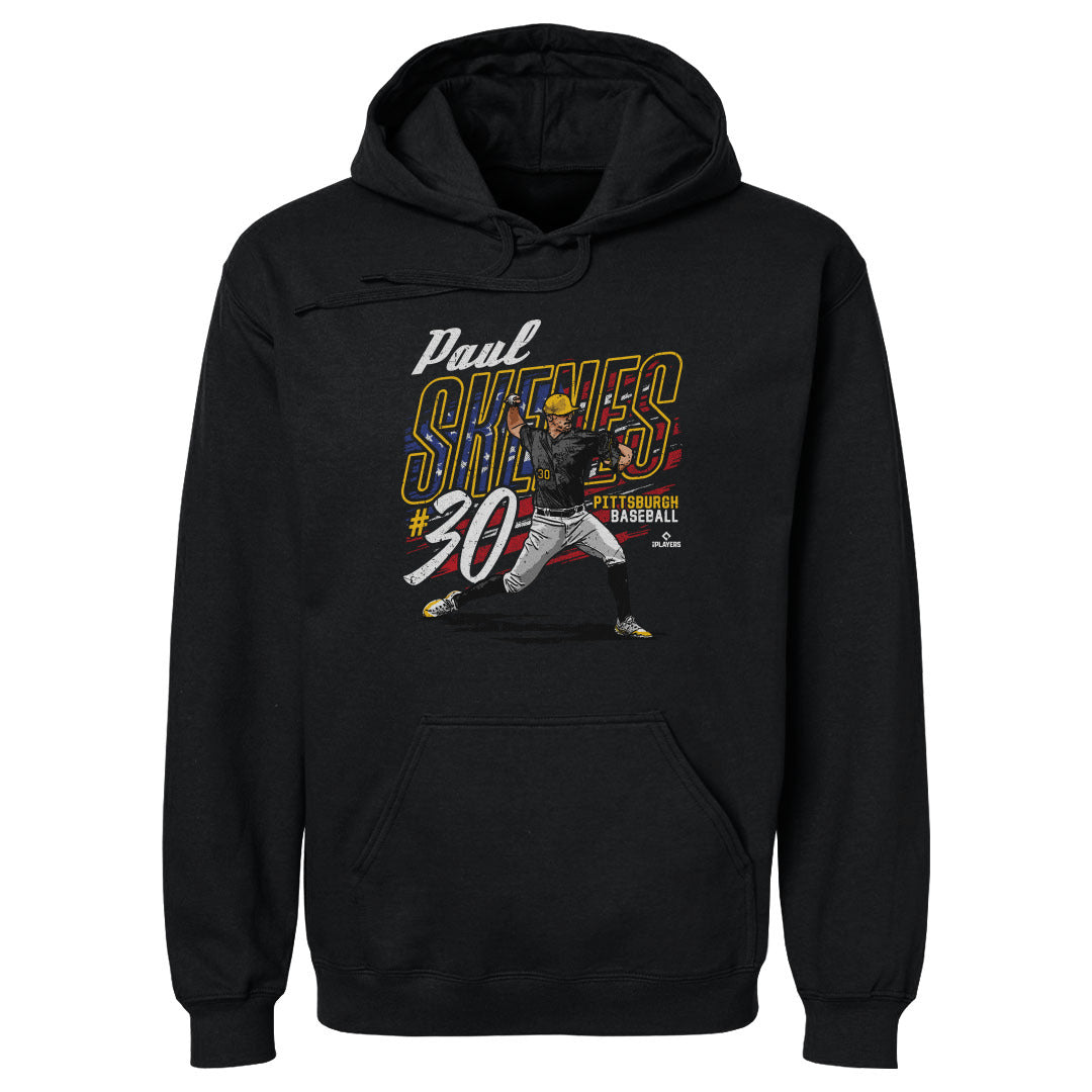 Paul Skenes Pittsburgh American Flag WHT