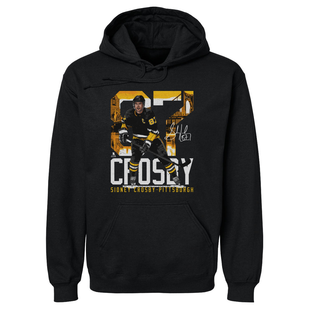Sidney Crosby Pittsburgh Landmark WHT