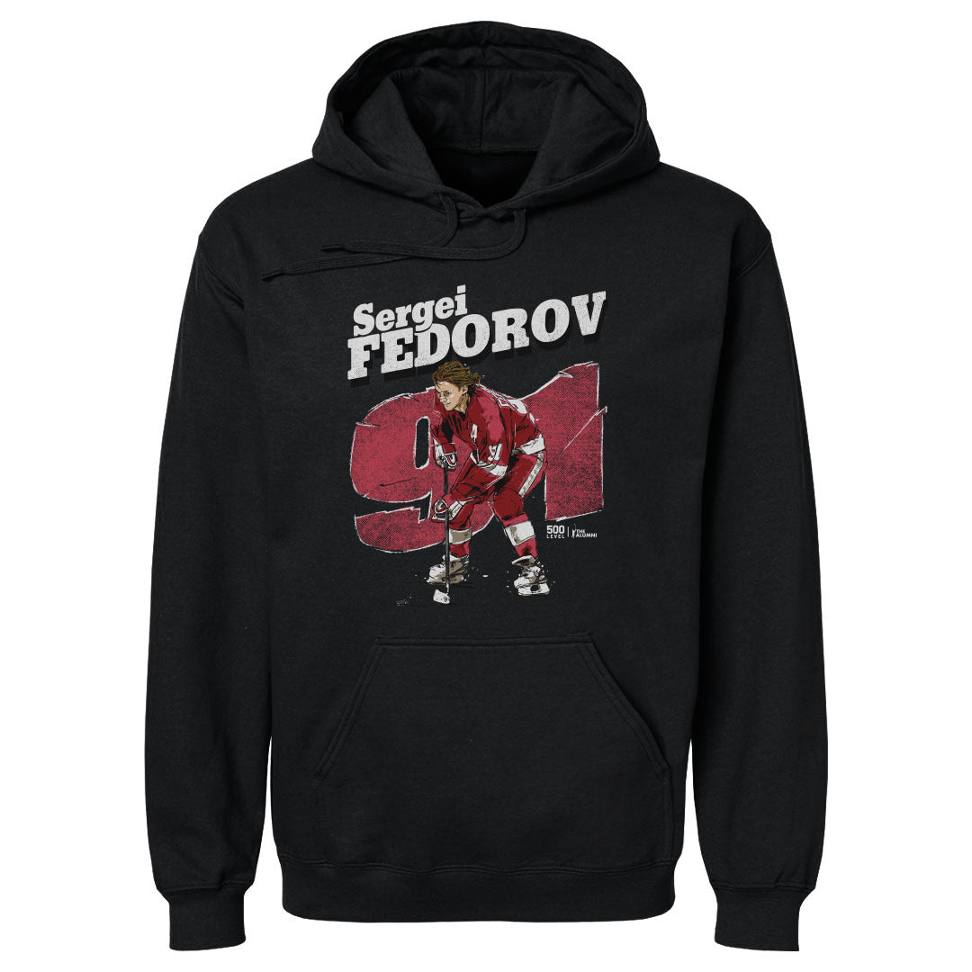 Sergei Fedorov Detroit Retro WHT