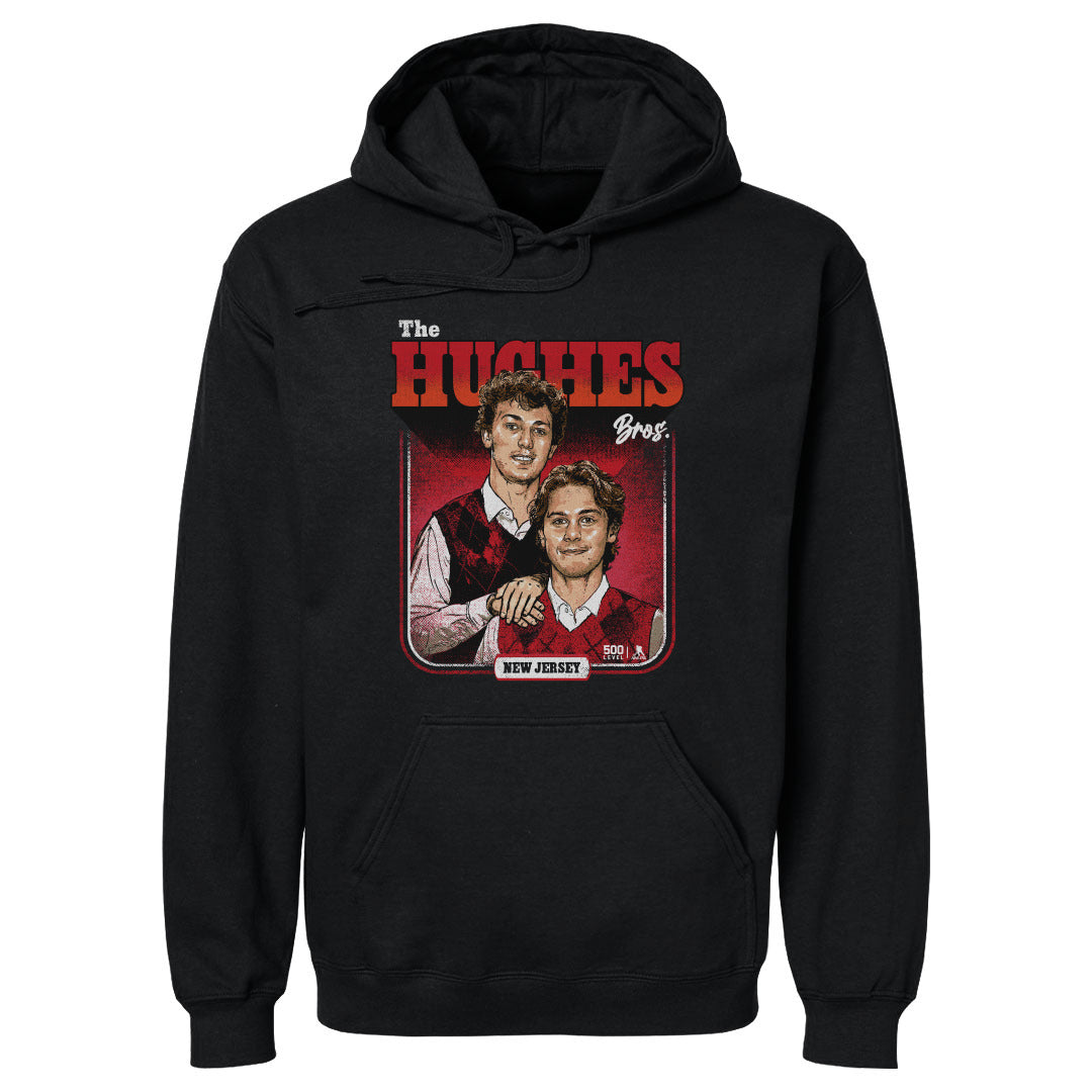 Luke Hughes & Jack Hughes New Jersey Step Brothers WHT