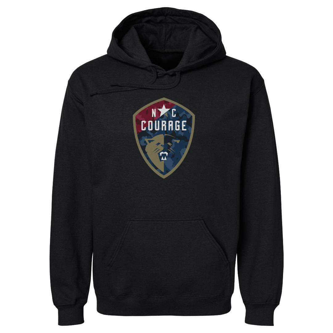 North Carolina Courage Camo Logo WHT