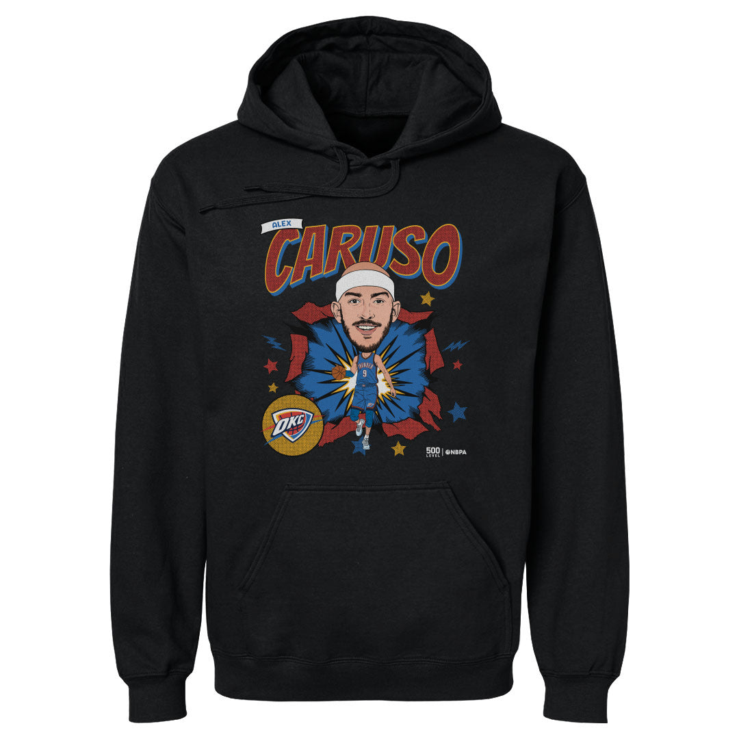Alex Caruso Oklahoma City Thunder Caricature WHT
