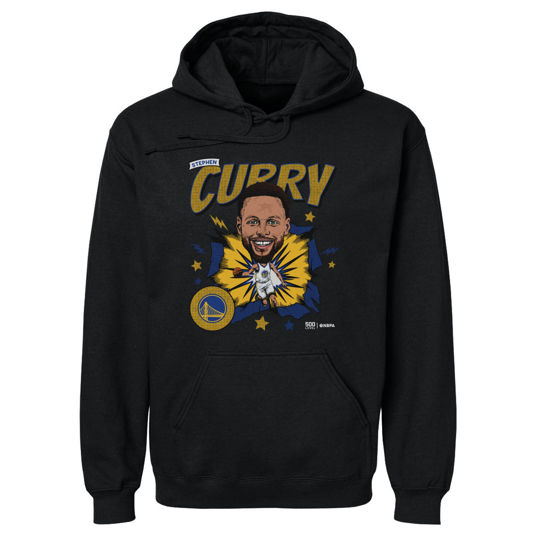 Steph Curry Golden State Warriors Caricature WHT