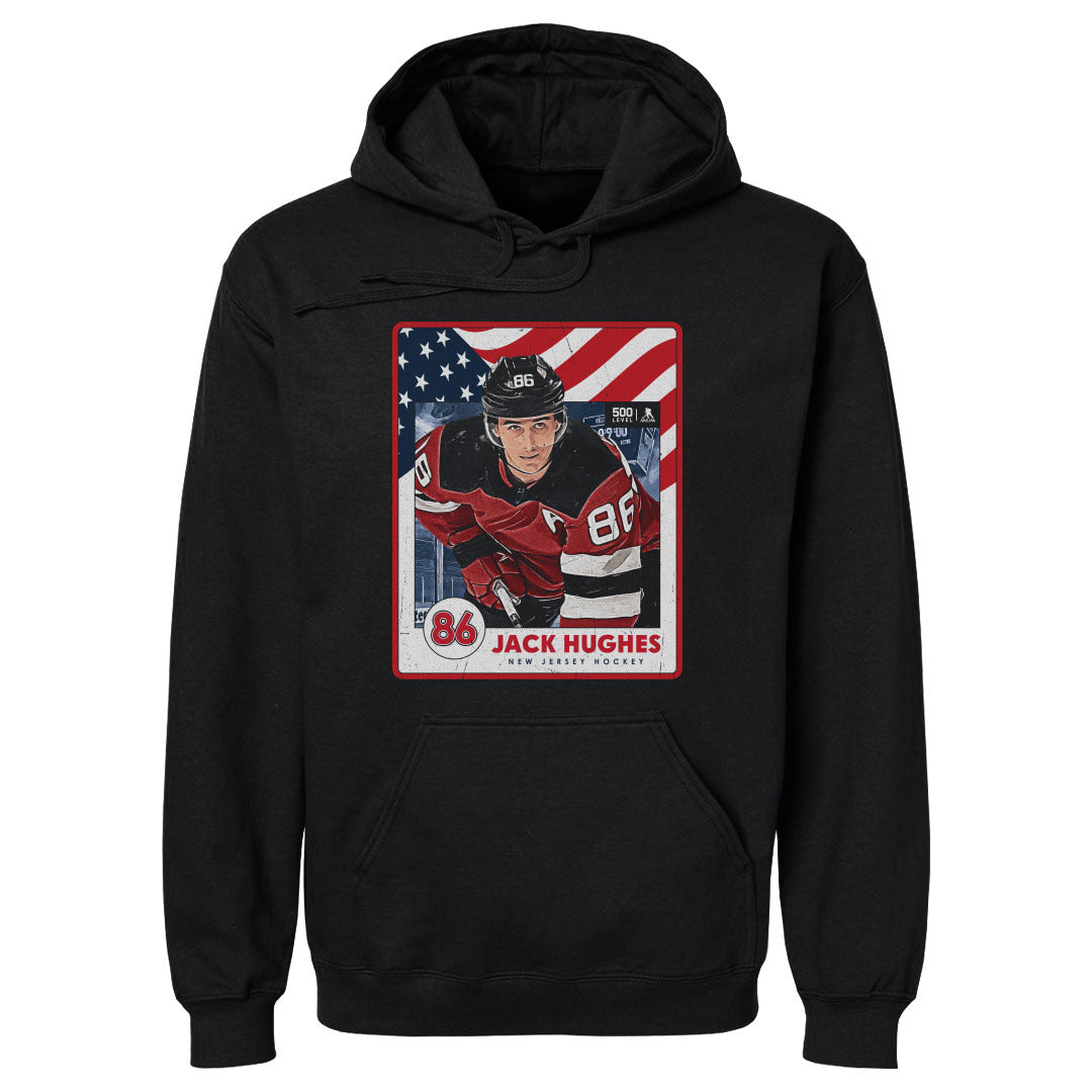 Jack Hughes New Jersey USA Card WHT