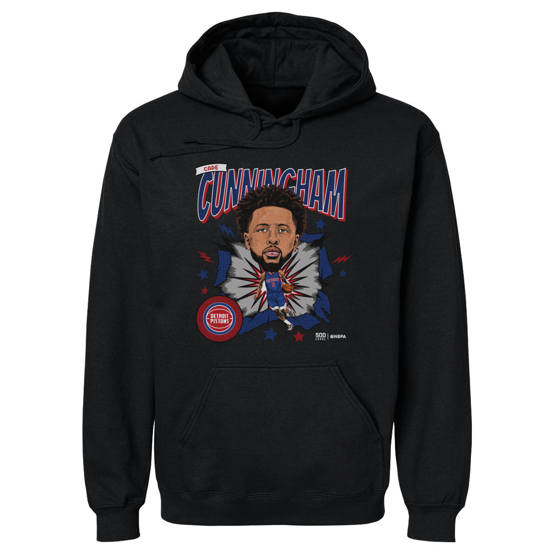 Cade Cunningham Detroit Pistons Caricature WHT