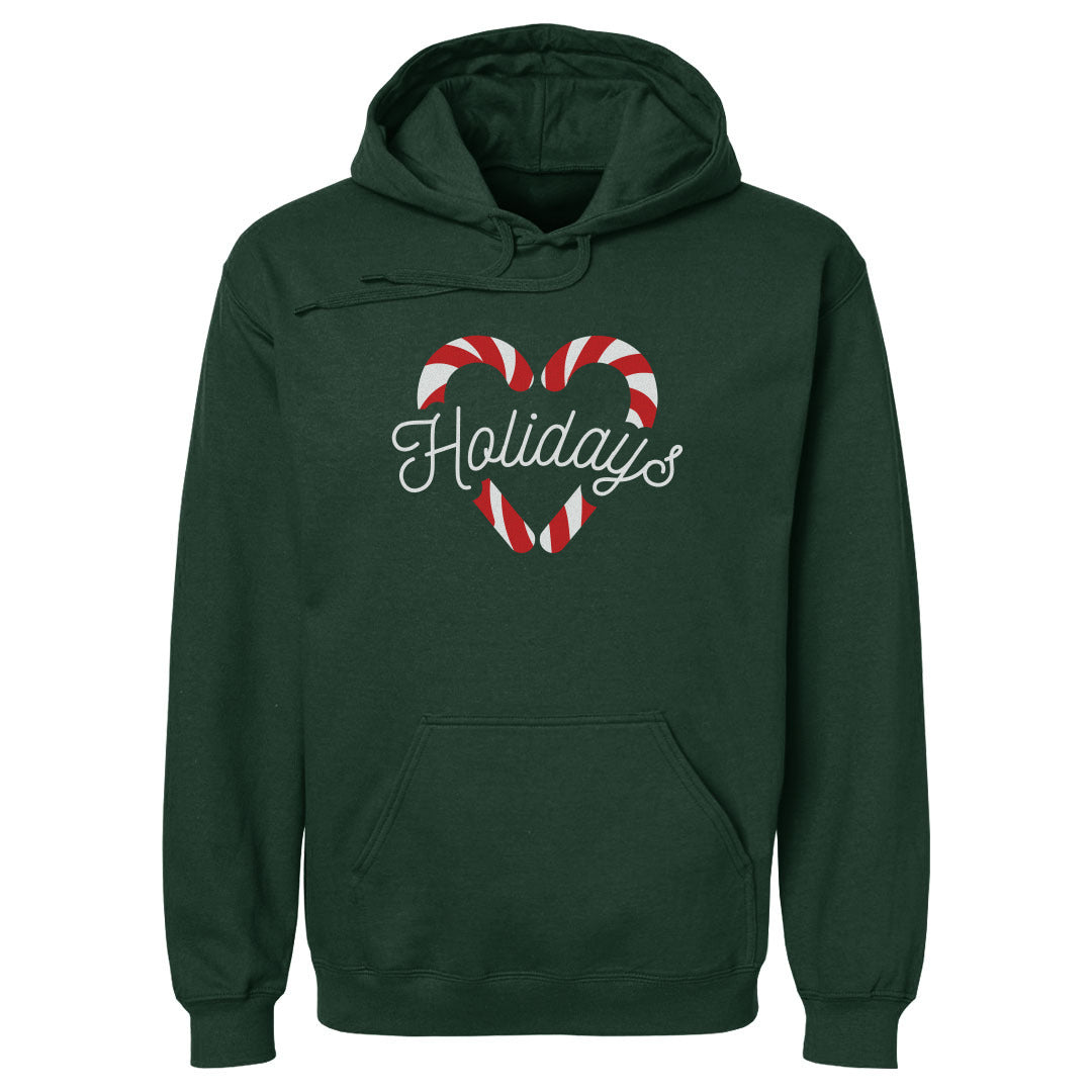 Christmas Candy Cane Heart WHT