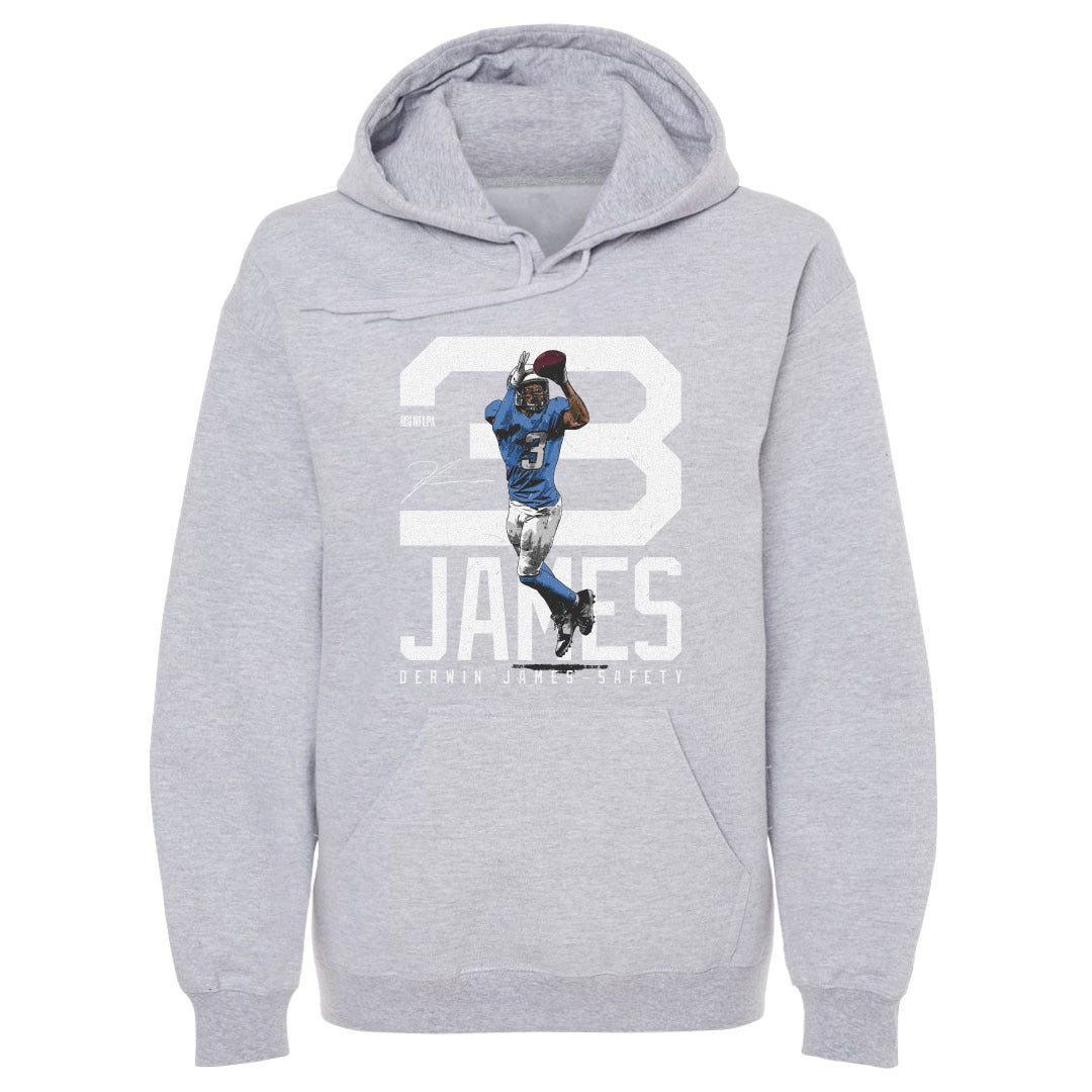 Derwin James Los Angeles C Bold Number WHT