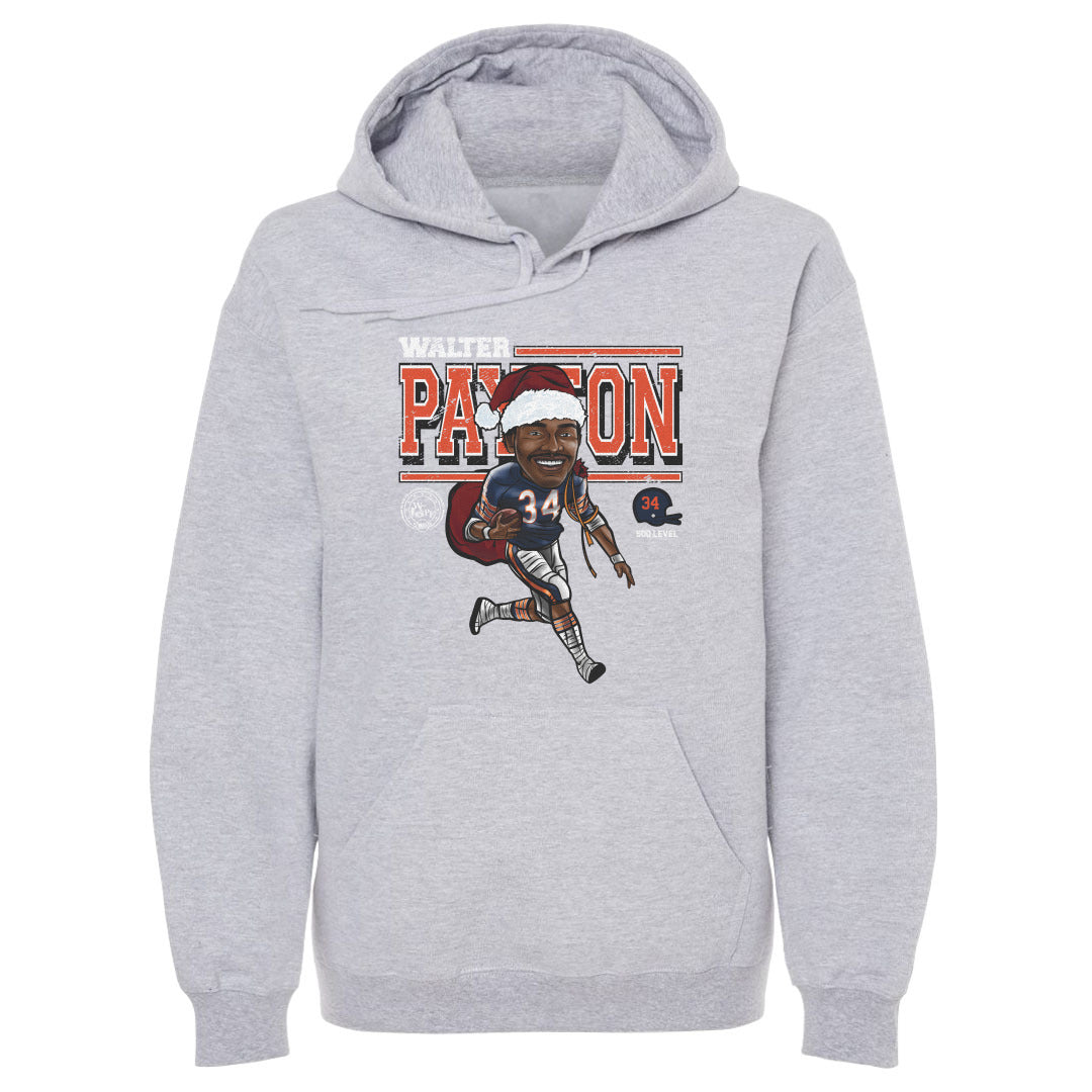 Walter Payton Chicago Cartoon Santa Hat WHT