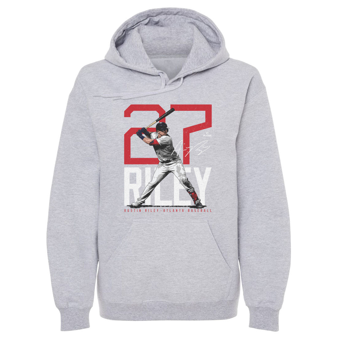 Austin Riley Atlanta Bold Number WHT