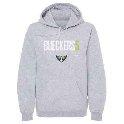 Paige Bueckers Dallas Wings Elite WHT Mens Hoodie 500 Level Officially Licensed Fan Gear