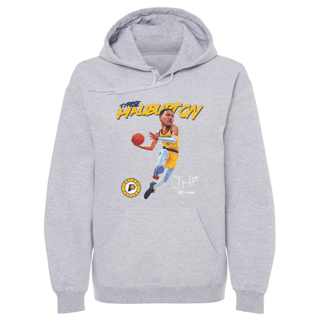 Tyrese Haliburton Indiana Pacers Caricature WHT