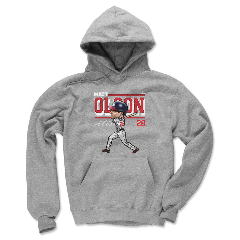 Matt Olson Atlanta Cartoon WHT