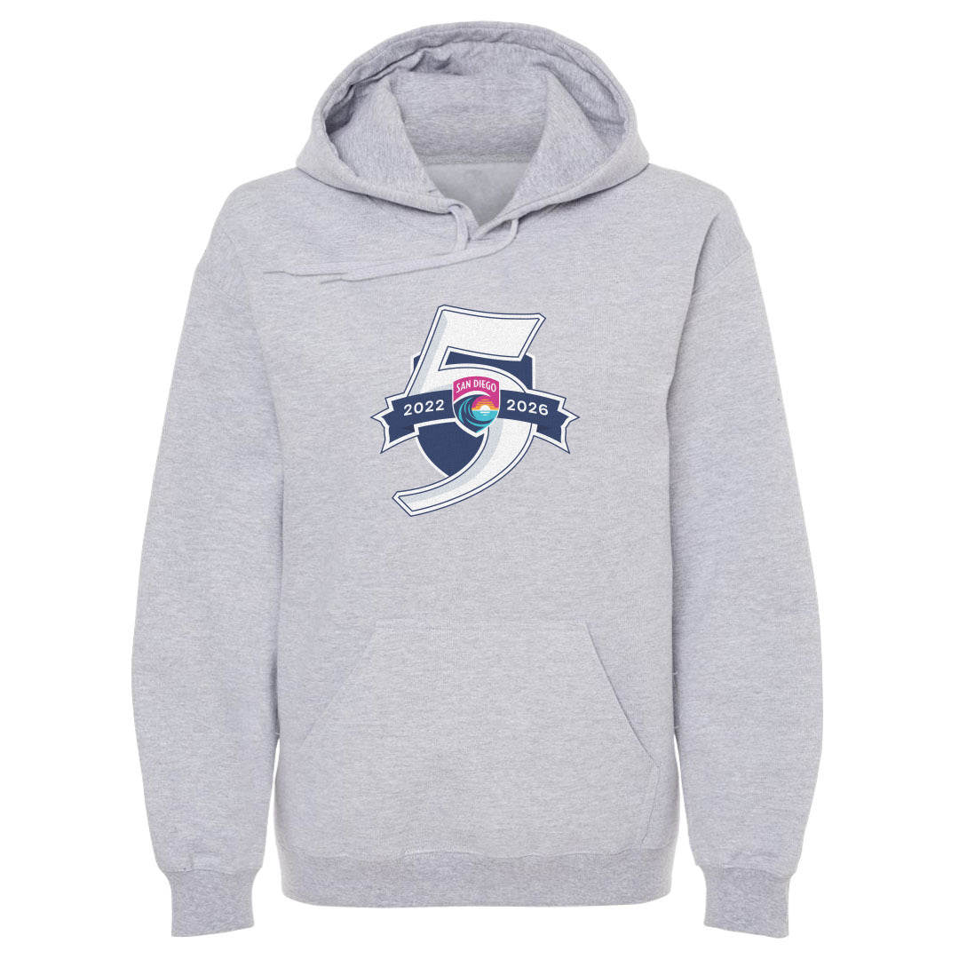 San Diego Wave FC 5 Seasons Logo WHT