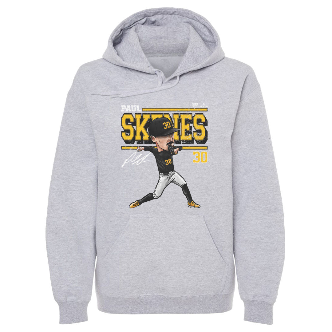 Paul Skenes Pittsburgh Cartoon WHT