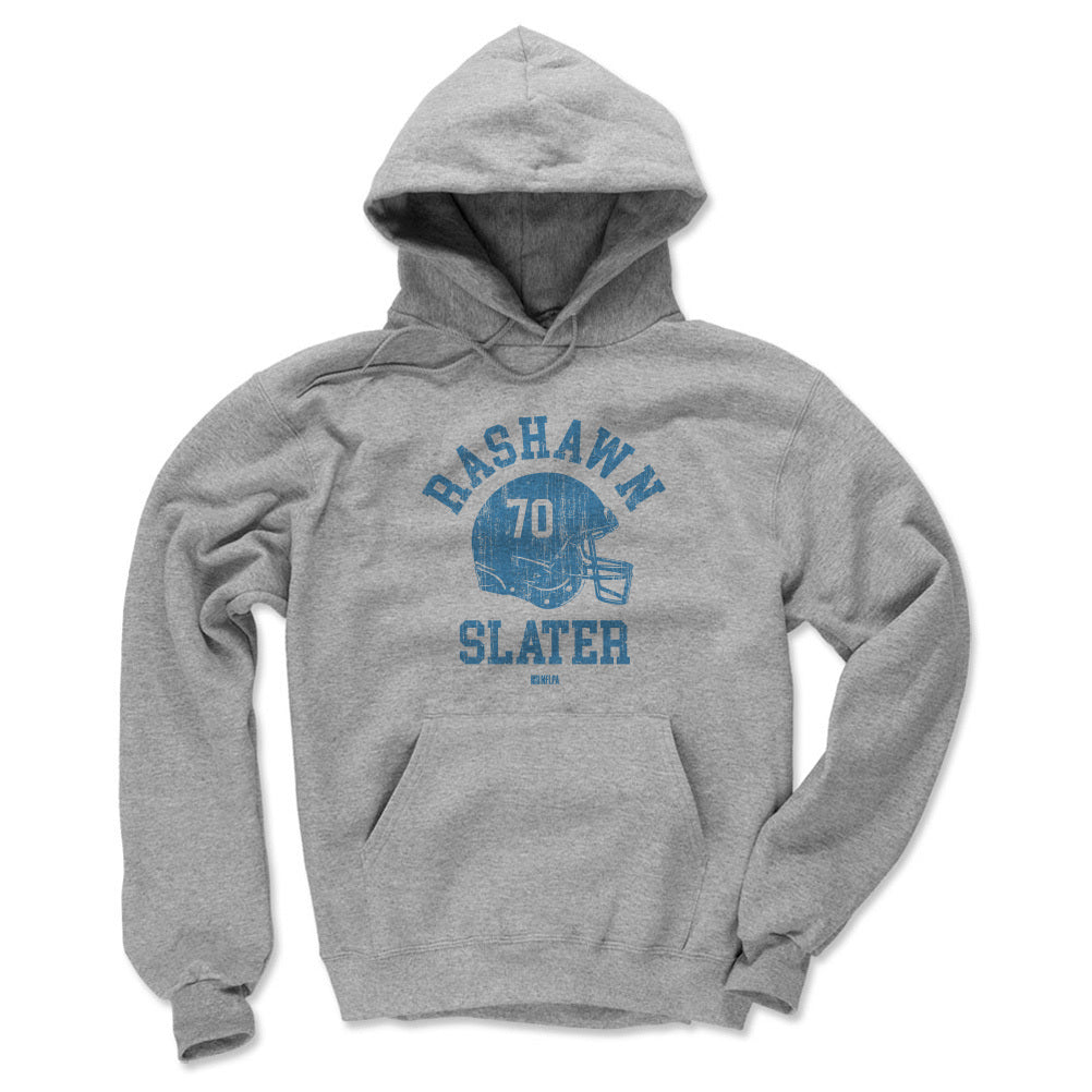 Rashawn Slater Los Angeles C Helmet Font
