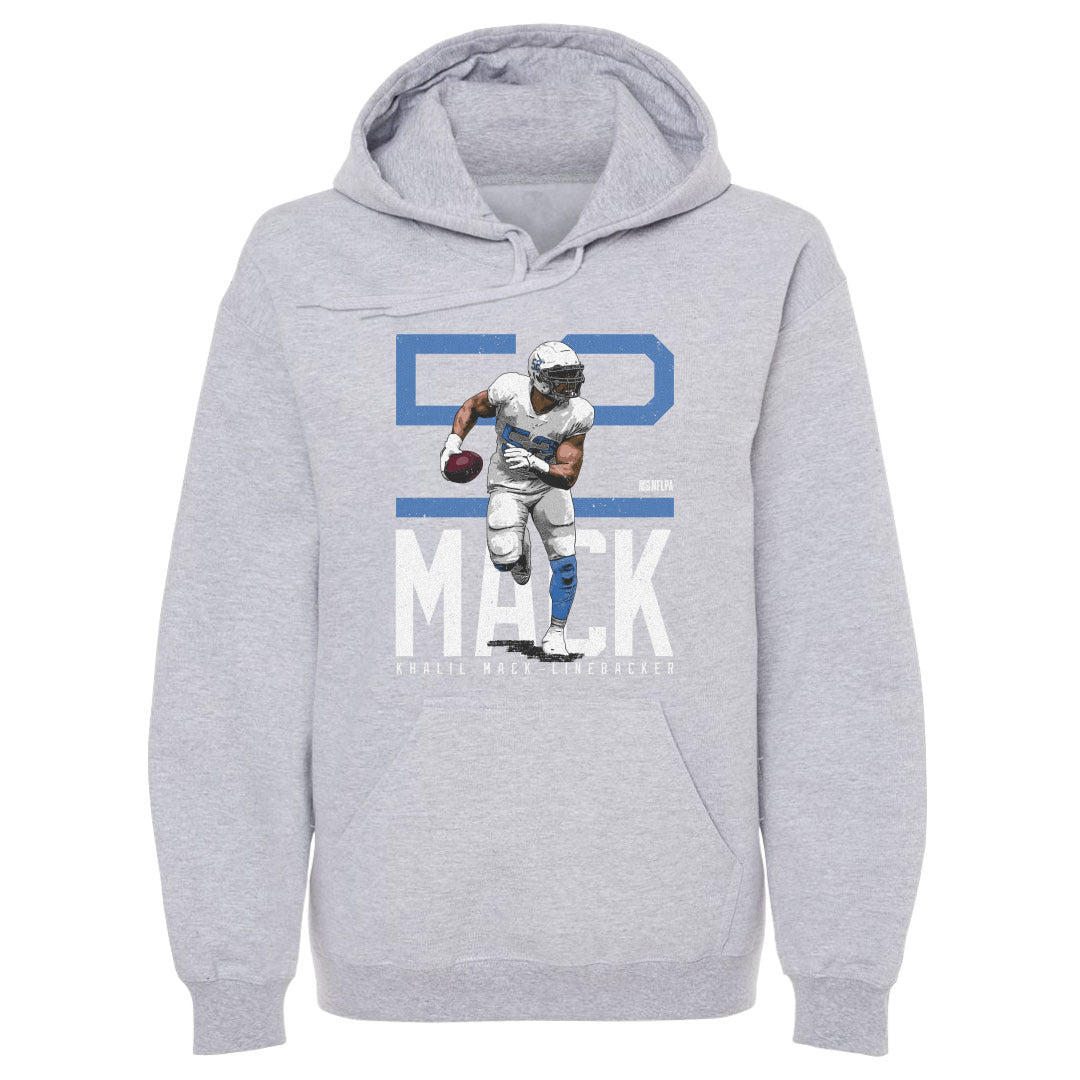Khalil Mack Los Angeles C Bold Number WHT