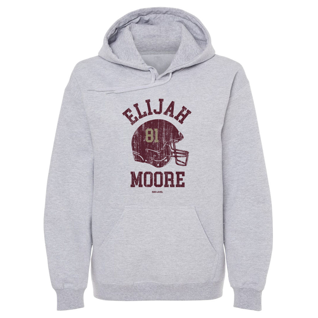 Elijah Moore College Helmet Font