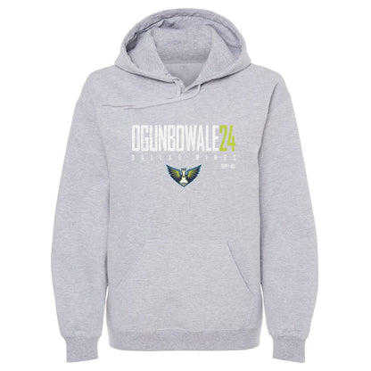 Arike Ogunbowale Dallas Wings Elite WHT Mens Hoodie 500 Level Officially Licensed Fan Gear