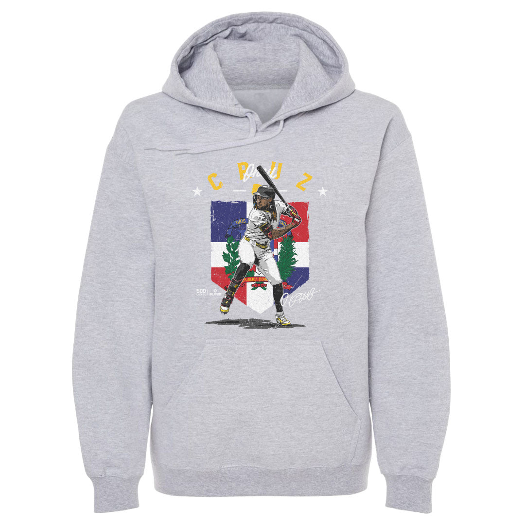 Oneil Cruz Pittsburgh Country Flag WHT