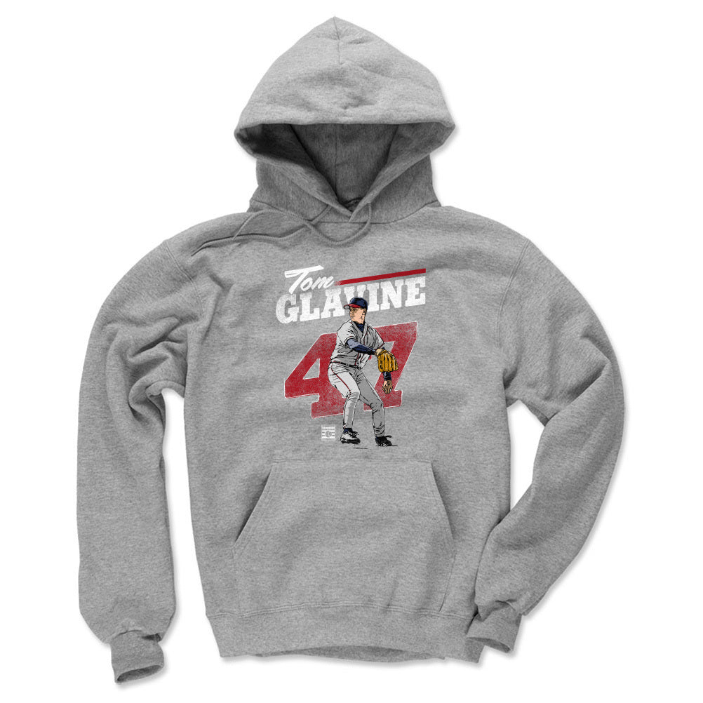 Tom Glavine Retro Grunge WHT