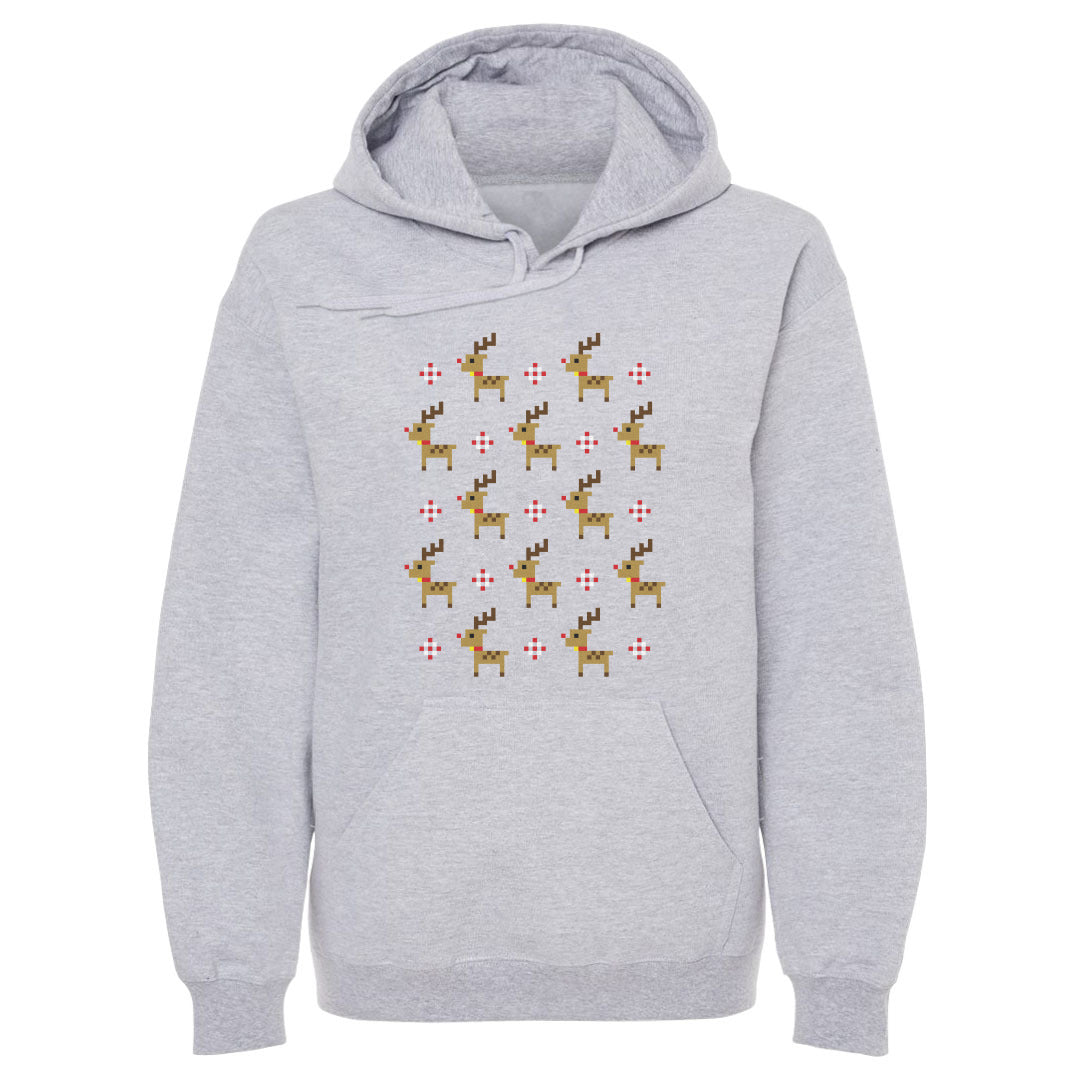 Christmas 8-bit Reindeer WHT