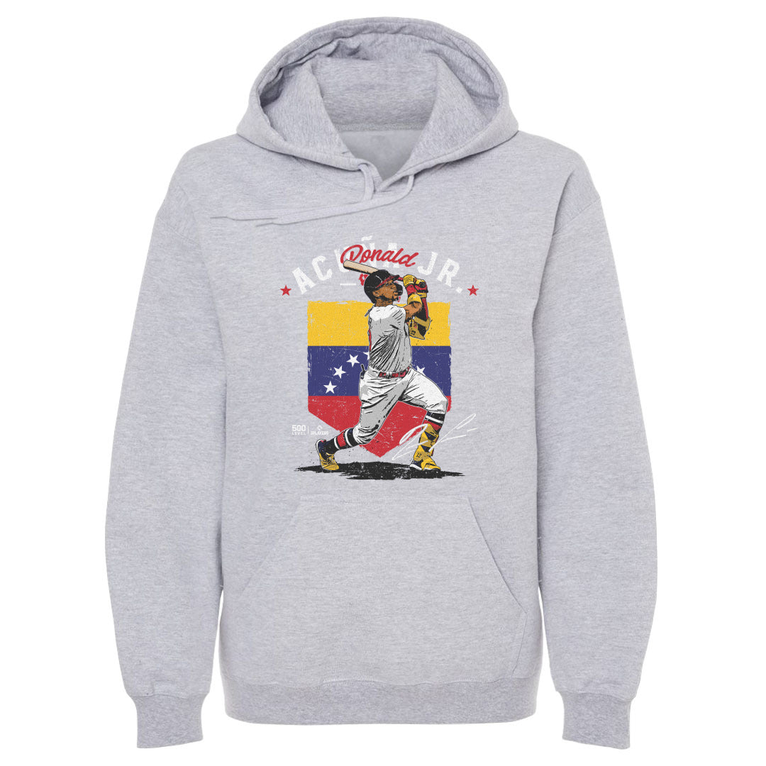 Ronald Acuna Jr. Atlanta Country Flag WHT