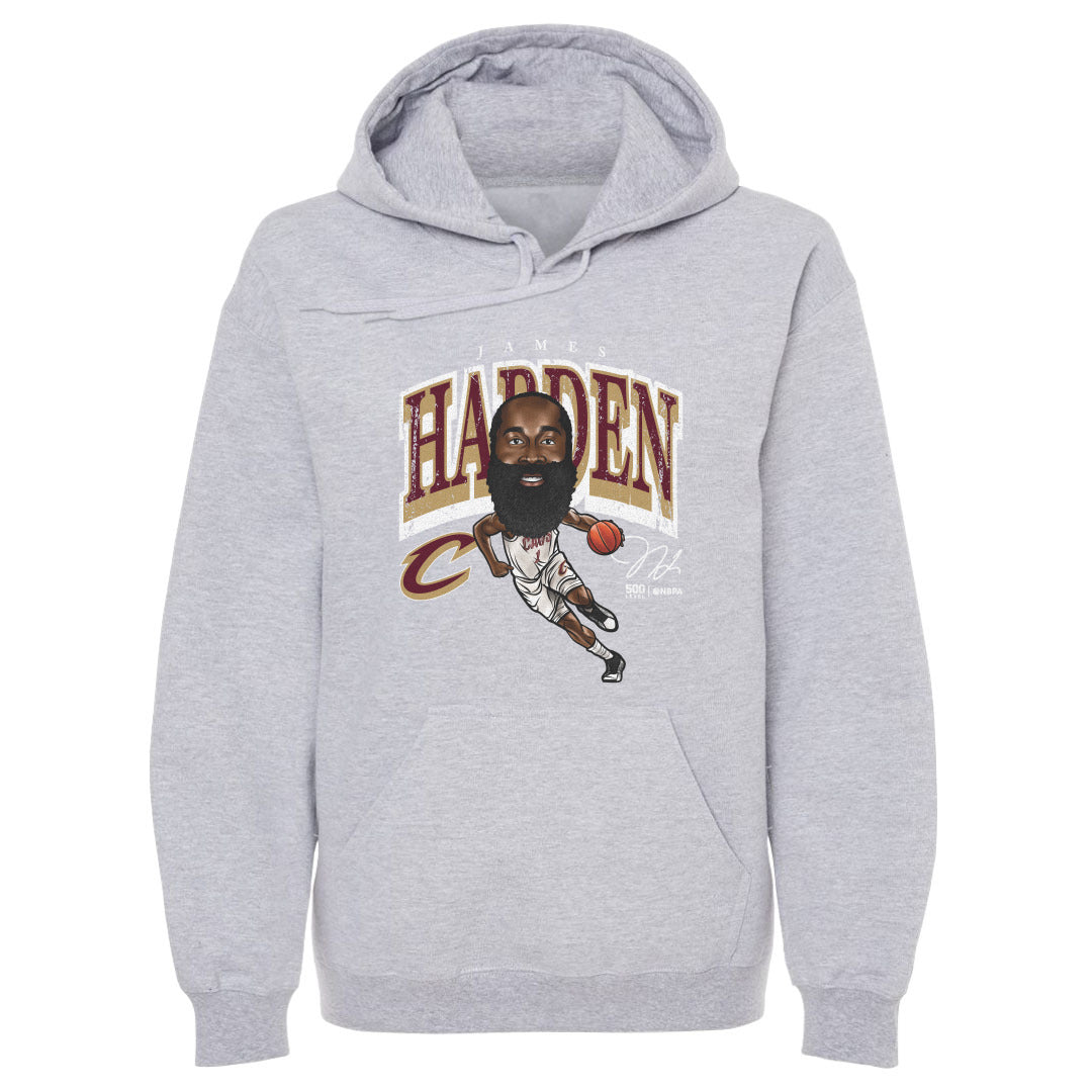 James Harden Cleveland Cavaliers Cartoon WHT