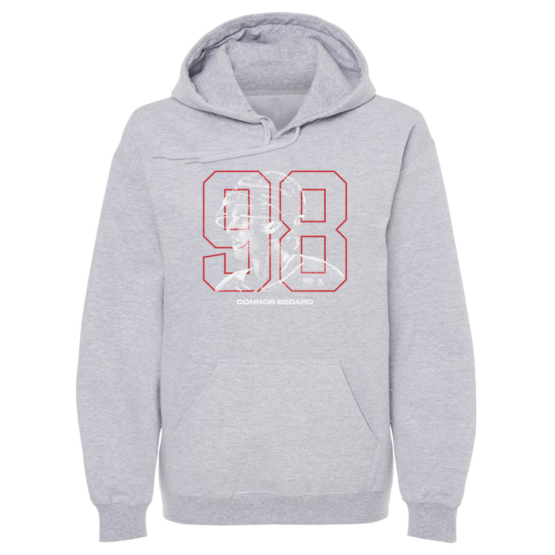 Connor Bedard Chicago Overlay WHT