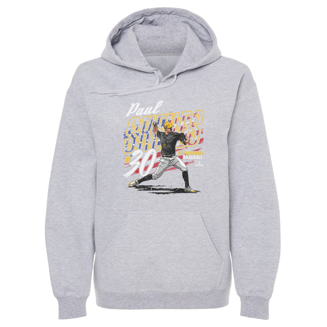 Paul Skenes Pittsburgh American Flag WHT