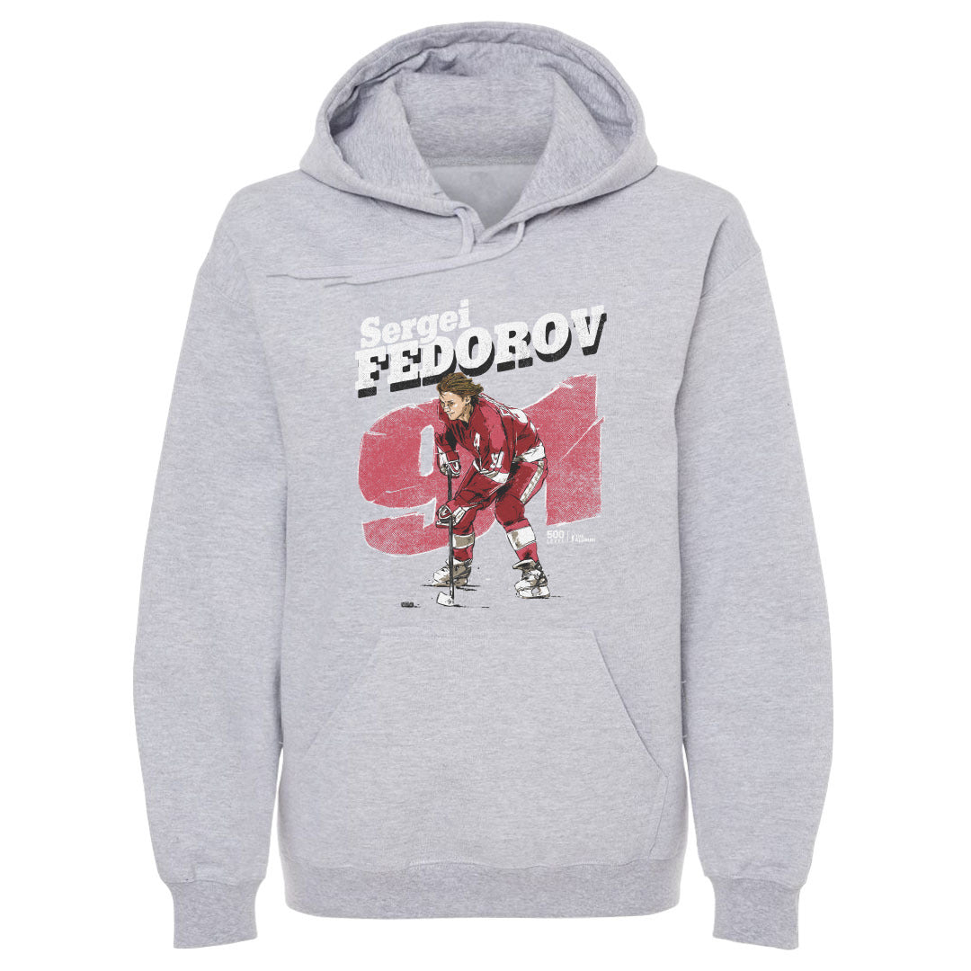 Sergei Fedorov Detroit Retro WHT