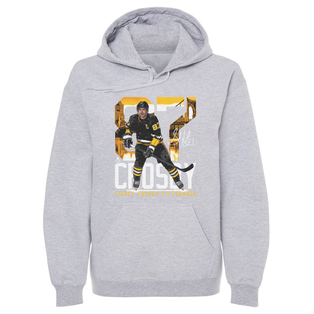 Sidney Crosby Pittsburgh Landmark WHT