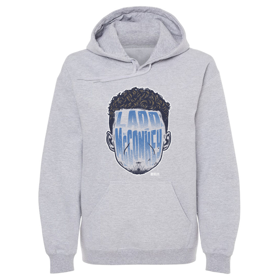 Ladd McConkey Los Angeles C Player Silhouette WHT