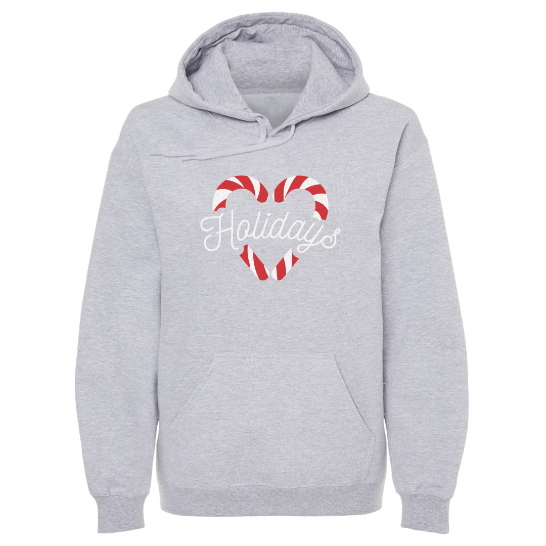 Christmas Candy Cane Heart WHT