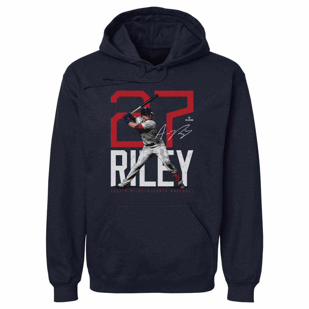 Austin Riley Atlanta Bold Number WHT