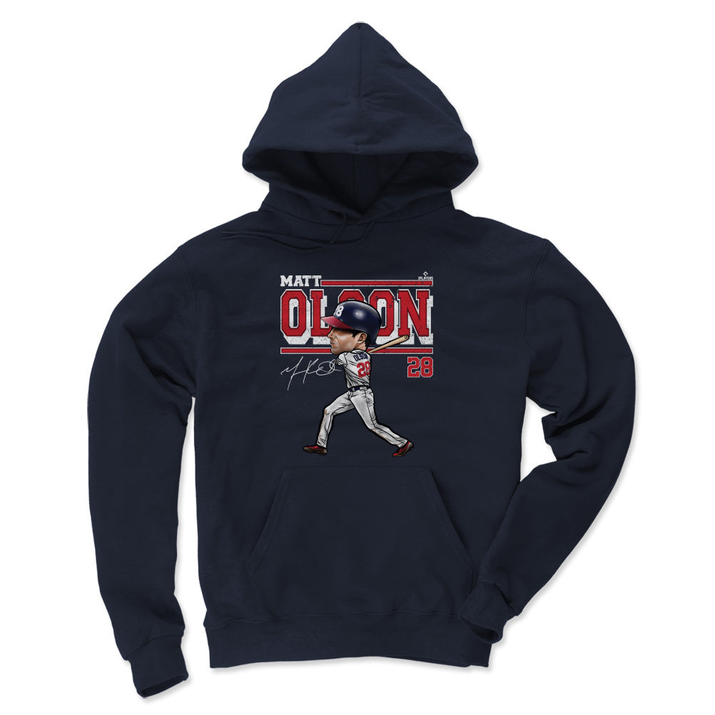 Matt Olson Atlanta Cartoon WHT