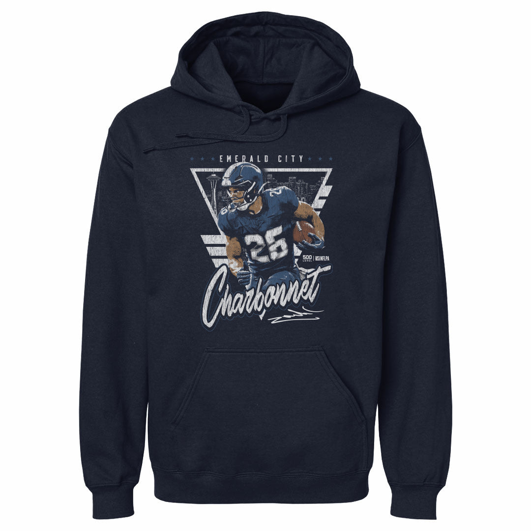 Zach Charbonnet Seattle Triangle Retro WHT