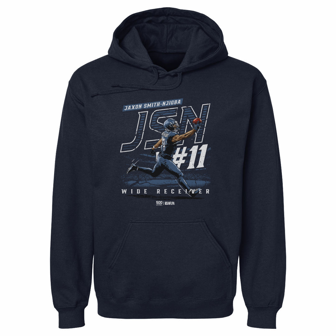 Jaxon Smith-Njigba Seattle JSN Initials WHT