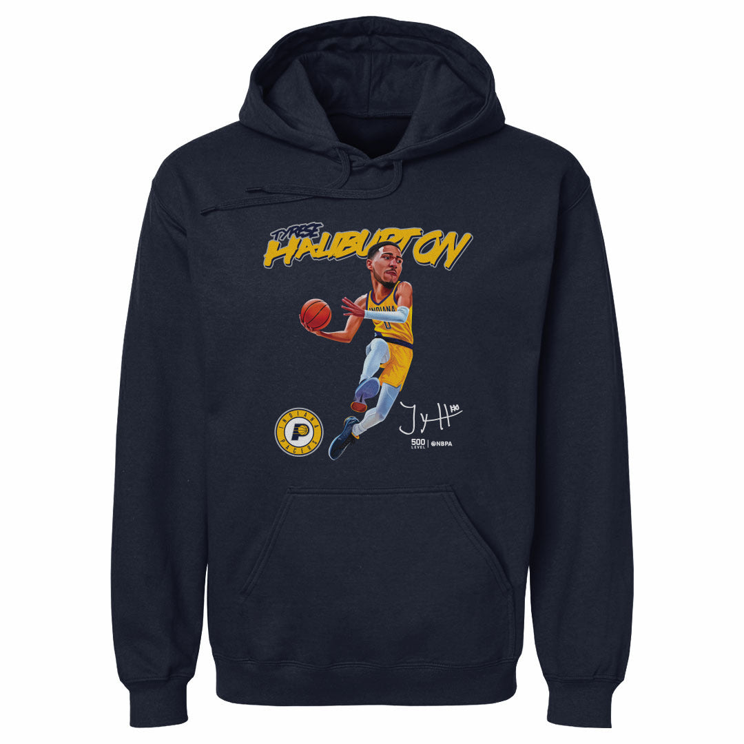 Tyrese Haliburton Indiana Pacers Caricature WHT