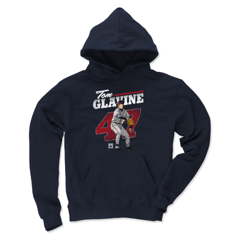 Tom Glavine Retro Grunge WHT