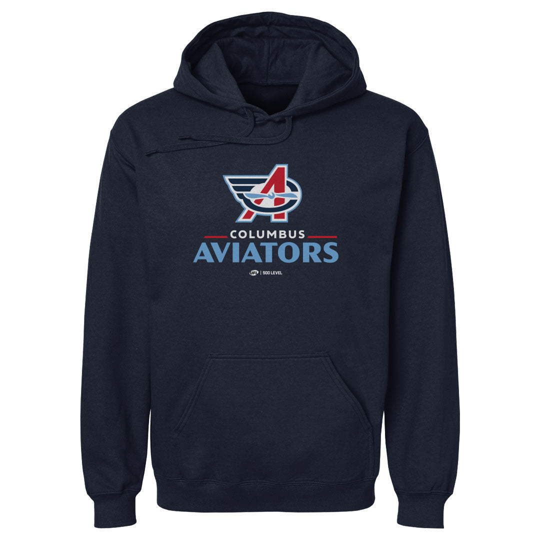 Columbus Aviators Primary Logo WHT