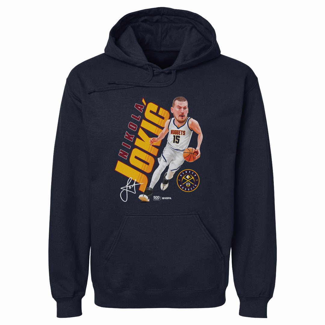 Nikola Jokic Denver Nuggets Caricature WHT